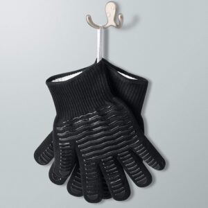 OUUO BBQ kitchen gloves Oven Mitts For Cooking Grilling or Baking - Image 2