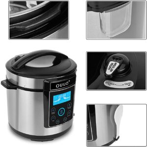 OUUO Programmable Smart Electric Pressure Cooker 6 Qt - Image 4